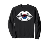 Lips Korea Drapeau Coréen Corée Sweatshirt