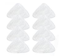 Lipski Compatible avec Vileda Les tampons de Balai à Vapeur en Fibres Ultra-Fines, Les pièces de Nettoyeur à Vapeur, Les Accessoires de Remplacement en Tissu Triangulaire(8pcs)