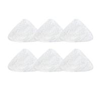 Lipski Compatible avec Vileda Les tampons de Balai à Vapeur en Fibres Ultra-Fines, Les pièces de Nettoyeur à Vapeur, Les Accessoires de Remplacement en Tissu Triangulaire(6pcs)
