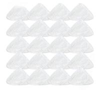 Lipski Compatible avec Vileda Les tampons de Balai à Vapeur en Fibres Ultra-Fines, Les pièces de Nettoyeur à Vapeur, Les Accessoires de Remplacement en Tissu Triangulaire(20pcs)