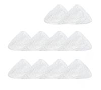 Lipski Compatible avec Vileda Les tampons de Balai à Vapeur en Fibres Ultra-Fines, Les pièces de Nettoyeur à Vapeur, Les Accessoires de Remplacement en Tissu Triangulaire(10pcs)