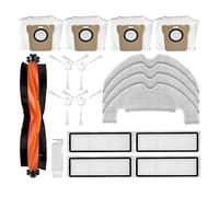 Lipski Compatible avec Xiaomi X10 Les pièces de Rechange for aspirateur Robot, Accessoires, Brosse latérale Principale, Filtre Hepa, Sac à poussière en Tissu. (Color : Set A)