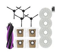 Lipski Lot de 14 pièces Compatible avec JONR P20 Pro/T5 Pro Rechange for aspirateur Robot Rouleau Principal, Brosse latérale, Chiffon de Nettoyage, Sac à poussière, Accessoires
