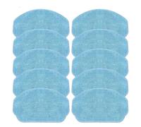 Lipski Lot de 4 ou 10 Chiffons de Nettoyage en Microfibre for aspirateur Robot Compatible avec Kabum Smart 100(10 Pack)