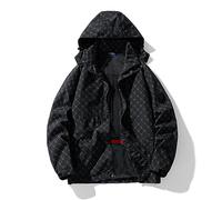LiPski Printemps et automne nouveau style veste coupe-vent homme imperméable mode ample veste à capuche