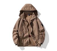 LiPski Printemps et Automne Nouveau Style Veste Coupe-Vent Homme imperméable Mode Ample Veste à Capuche