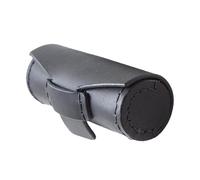 Lipstick Case, Stamp Storage Case Holder, Decorative Portable Lightweight, Cylindrical Women Organizer Bag, Lipstick Sleeve Pouch for Birthdays, New Year, 4 x 8 cm, Noir, riferimento Alla