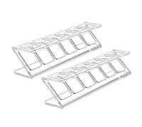 Lipstick Holder - Transparent Acrylic Z-Shaped Lip Gloss Case | Clear Cosmetic Display Rack for Cosmetic Sample Mascara Concealers Bottles Bathroom Vanity Countertop