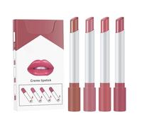 Lipstick Long Lasting, Nude Lipstick Set, Set of 4, Non-Stick Lipsticks, Lip Plumping Lip Gloss, Waterproof Lip Stick Matte Lipstick Sets for Women