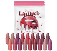 Lipstick Set - 18 Colors Pills Shape Long Lasting Tint
