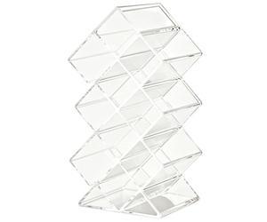 Lipstick Storage Box - Desk Lipstick Organizer, Lipsticks Holder for Vanity, Space-Saving Cosmetics Rack 10-Slot, Lipsticks Acrylic Case | for Lip Gloss Lip Balm Eyebrow Pencils