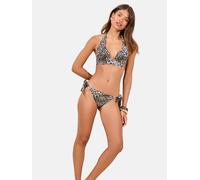 Lipsy Bas de bikini beige clair / marron / noir, Taille XXL