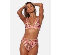 Lipsy Bas de bikini 'Marella' beige clair / rosé / rose ancienne / rose foncé, Taille XXXL
