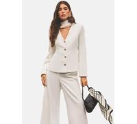 Lipsy Blazer blanc naturel, Taille 32