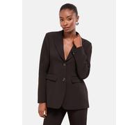 Lipsy Lipsy Black Cinched Waist Fitted Blazer