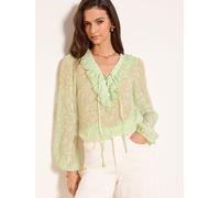 Lipsy Chemisier vert clair, Taille L