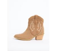 Lipsy Lipsy Sand Standard fit Pull On Western Ankle Boots