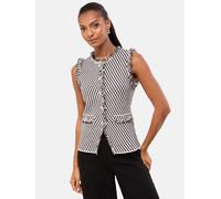Lipsy Cardigan noir / blanc, Taille XXL