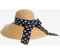 Lipsy Chapeau Lipsy à naud dôme aspect paille