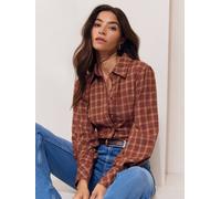lipsy Chemise cintrée à carreaux Lipsy rouge FR 40 (EU 38)