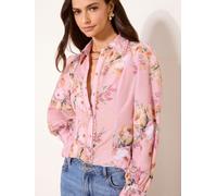 lipsy Chemise cintrée Lipsy à bordure en dentelle Rose FR 36 (EU 34)