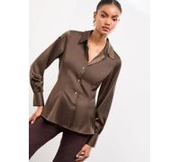 Lipsy Chemise Lipsy Marron chocolat EU 42 (UK 14)