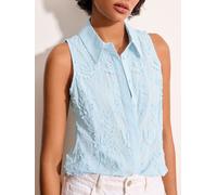 Lipsy Chemise sans manches texturée Lipsy 3D bleu FR 44 (EU 42)