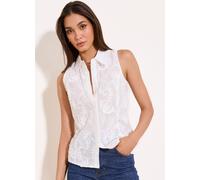 lipsy Chemise sans manches texturée Lipsy 3D pâle FR 36 (EU 34)