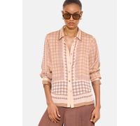 Lipsy Chemisier beige / marron / blanc, Taille S