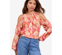 Lipsy Chemisier beige / orange, Taille XXXL