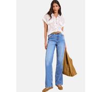 Lipsy Lipsy White Geo Burnout Short Sleeve Shirt White EU 48 (UK 20)