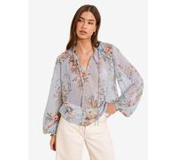 Lipsy Chemisier bleu clair / vert clair / rouge vif, Taille XXL