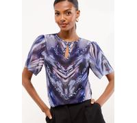Lipsy Chemisier bleu / indigo / violet / noir, Taille XXXL