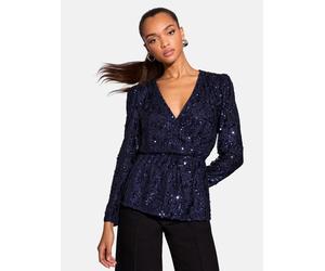 Lipsy Chemisier bleu marine, Taille XXL