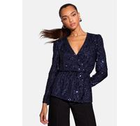 Lipsy Chemisier bleu marine, Taille XXXL