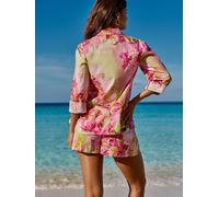 Lipsy Chemisier jaune d'or / roseau / rose / fuchsia, Taille L