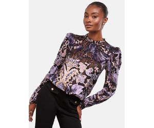 Lipsy Chemisier lavande / poudre / noir, Taille L