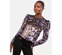 Lipsy Chemisier lavande / poudre / noir, Taille XXL