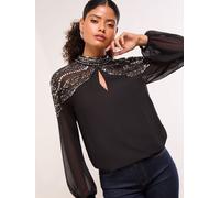 Lipsy Chemisier noir, Taille S