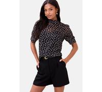 Lipsy Chemisier noir / blanc cassé, Taille XXL