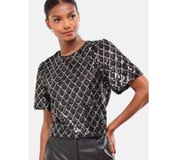 Lipsy Chemisier noir / blanc, Taille L