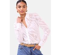 Lipsy Chemisier rose / blanc, Taille XXL