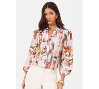 Lipsy Chemisier vert / olive / fuchsia / blanc, Taille XXXL