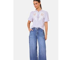 Lipsy Chemisier violet clair / blanc, Taille XXL