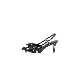 Lipsy Escarpins à bride arrière noir / blanc, Taille 40-40,5