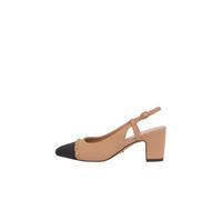 Lipsy Escarpins à bride arrière nude / noir, Taille 41,5-42