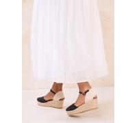 Lipsy Espadrilles beige / noir, Taille 40-40,5