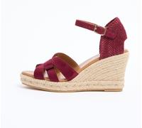 lipsy Espadrilles compensées à talons Lipsy avec bride tissée rouge EU 38 (UK 5)