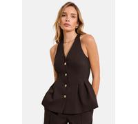 Lipsy Gilet chocolat, Taille 38
