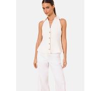 Lipsy Gilet de costume blanc, Taille 38